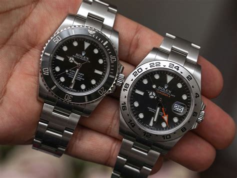 rolex explorer ii vs submariner no date|explorer ii 226570.